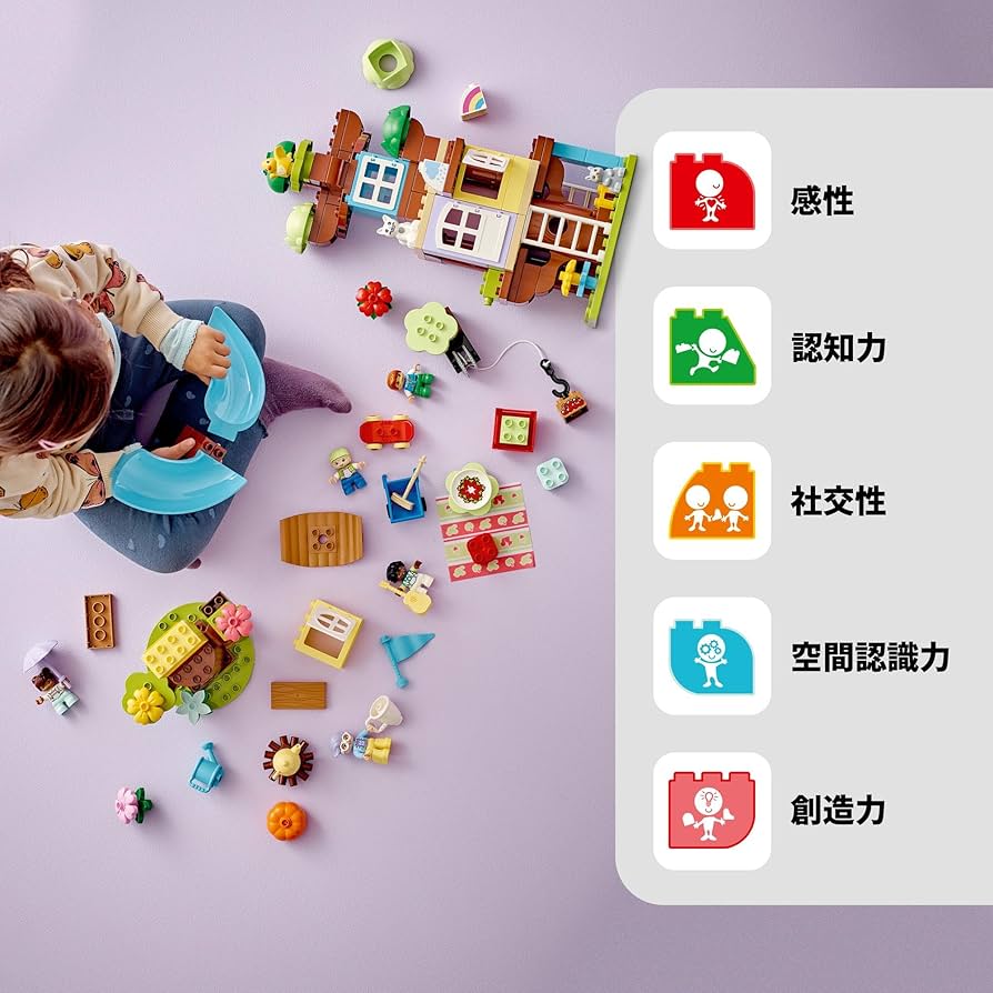 Amazon.co.jp: レゴ(LEGO) デュプロ デュプロのまち 3in1 ツリー